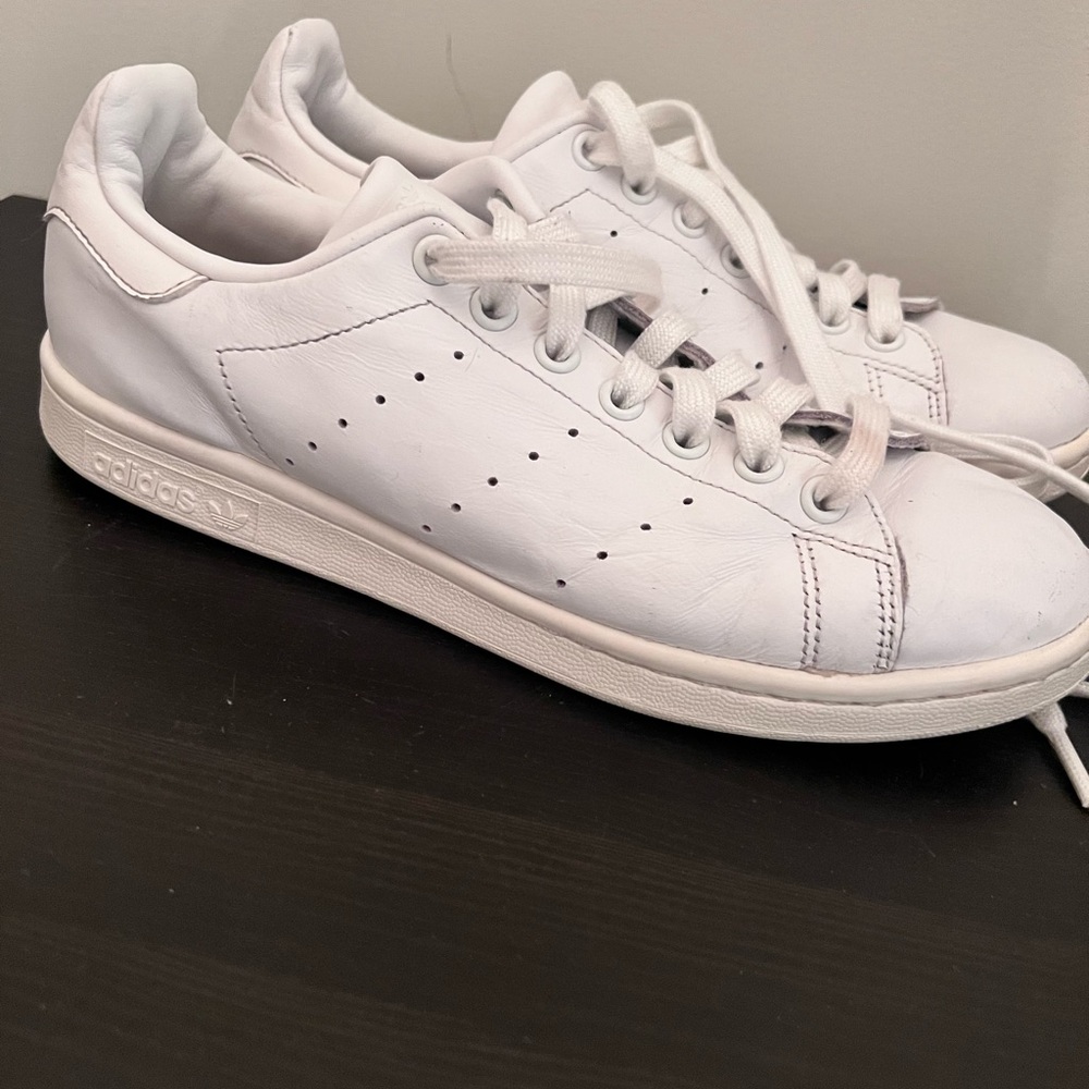 Adidas White Knit Sneakers